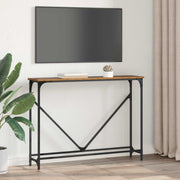 Schmaler Konsolentisch 102 × 23 × 75 cm – Altholz