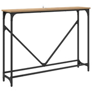 Schmaler Konsolentisch 102 × 23 × 75 cm – Artisan-Eiche