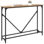 Schmaler Konsolentisch 102 × 23 × 75 cm – Artisan-Eiche
