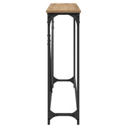 Schmaler Konsolentisch 102 × 23 × 75 cm – Artisan-Eiche