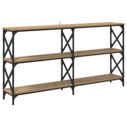 Konsolentisch Artisan-Eiche 156 x 28 x 80,5 cm Holzwerkstoff