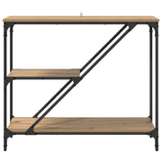 Konsolentisch Artisan-Eiche 88,5 x 30 x 75 cm Holzwerkstoff