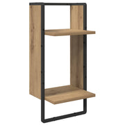 Wandregal-Set 6 stk. Artisan-Eiche 100 x 25 x 30 cm