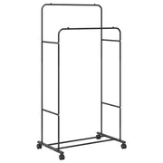 Kleiderständer Schwarz Metall – 80 × 53 × 156 cm
