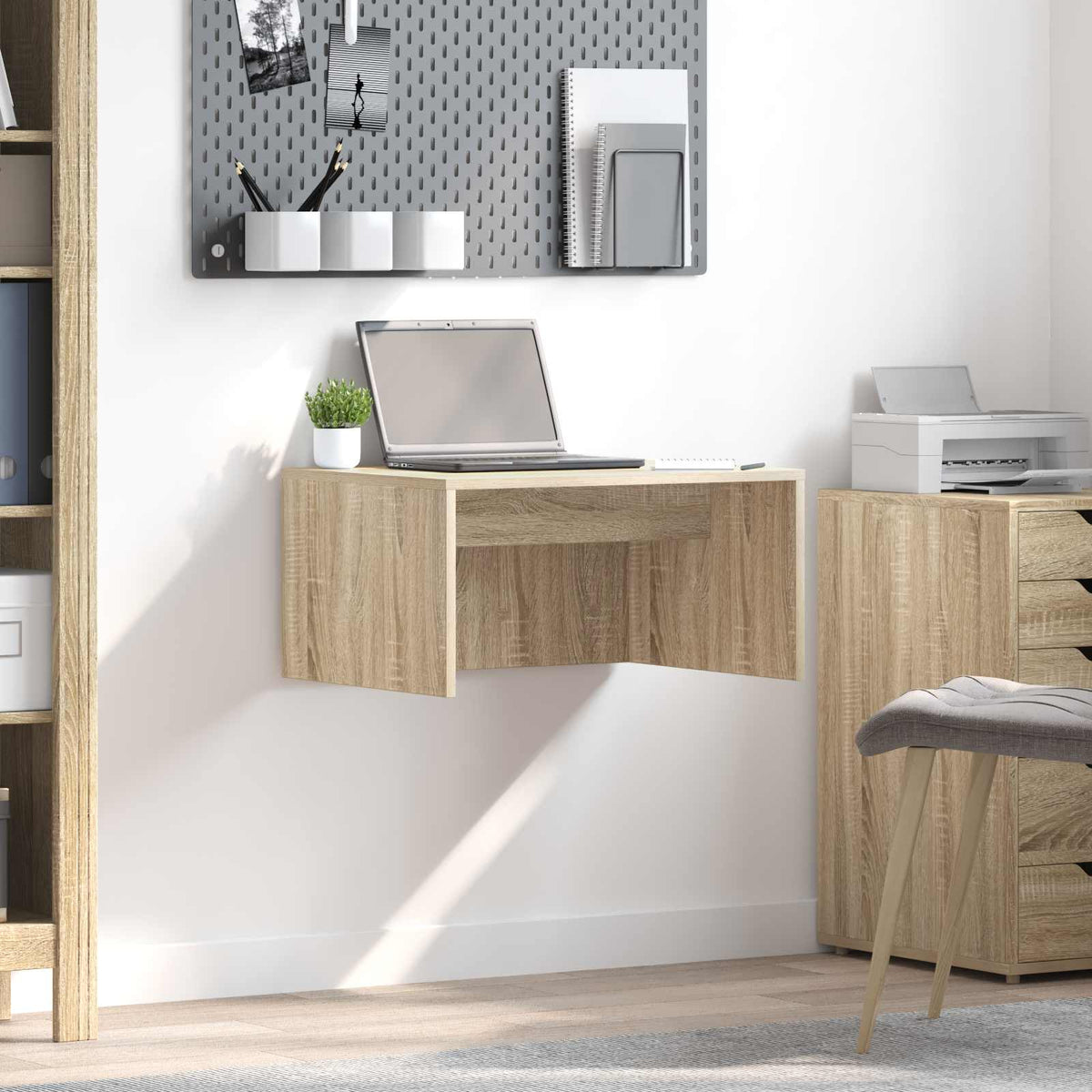 Wandtisch Sonoma-Eiche Holzwerkstoff 60 x 45 x 30 cm