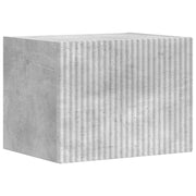 TV-Wandregal-Set 4 stk. Beton Grau Holzwerkstoff