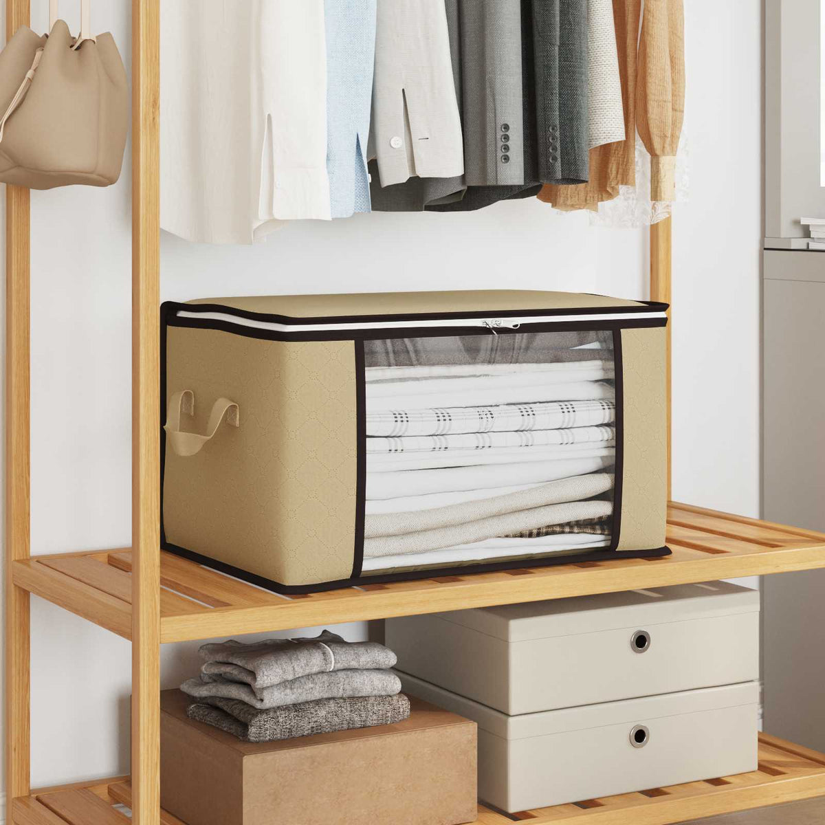 Aufbewahrungsboxen mit Sichtfenster 2er-Set – 90,3 L