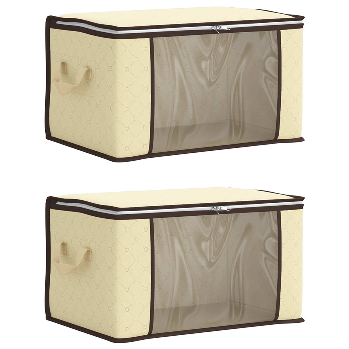 Aufbewahrungsboxen mit Sichtfenster 2er-Set – 90,3 L