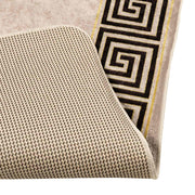 Teppichläufer MARSA Schwarz 100 × 350 cm Polyester und PVC