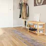 Teppichläufer MARSA Grau 50 × 450 cm Polyester und PVC
