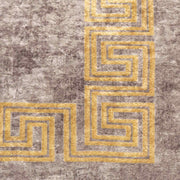 Teppichläufer MARSA Grau 50 × 450 cm Polyester und PVC