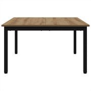 Couchtisch Kunsthandwerk Eiche 80 x 80 x 45 cm Holzwerkstoff