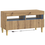 LED-TV-Schrank Artisan-Eiche Holzwerkstoff