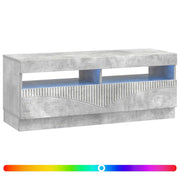 LED-TV-Schrank Betongrau Holzwerkstoff