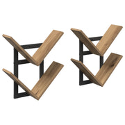 Wandregal 2 stk. Artisan-Eiche 43 x 15 x 47 cm Holzwerkstoff