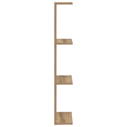 Wandregal 2 stk. Artisan-Eiche 22 x 15 x 100 cm Holzwerkstoff
